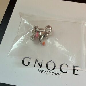 Gnoce Zero Nightmare Before Christmas silver Dog Charm